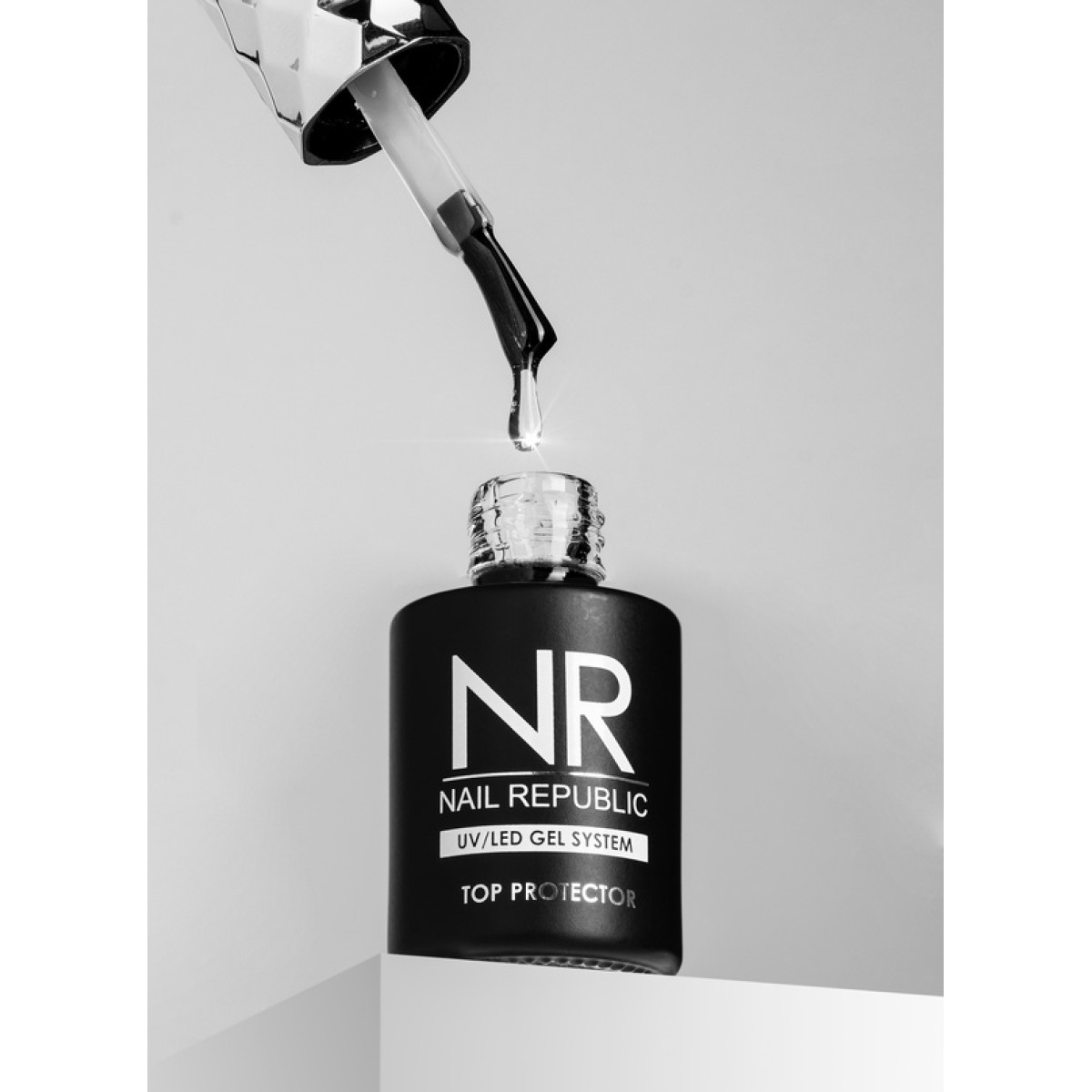 Купить Nail Republic TOP PROTECTOR с UV фильтром (15 мл)  - По Лучший Ценам в РБ. |на dixnail.by ✅