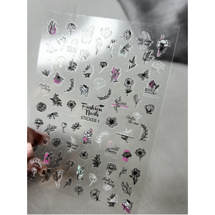  Наклейки на липкой основе  премиум ( ВЫБОР)