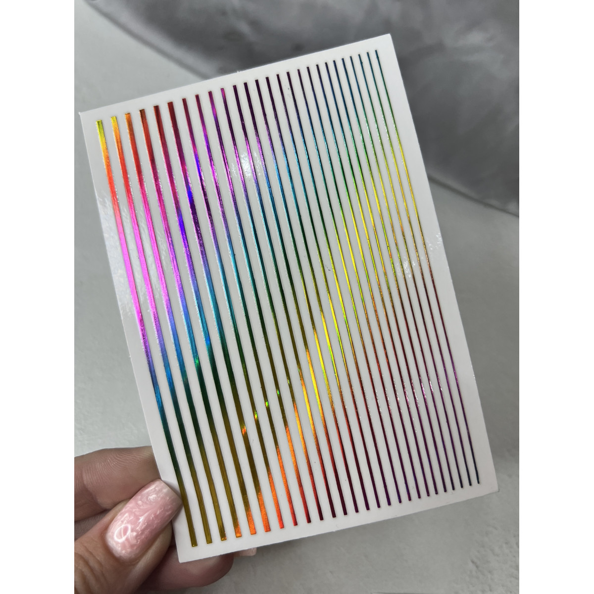 Купить 3D эластичные наклейки полосы -РАДУЖНЫЕ - По Лучший Ценам в РБ. |на dixnail.by ✅