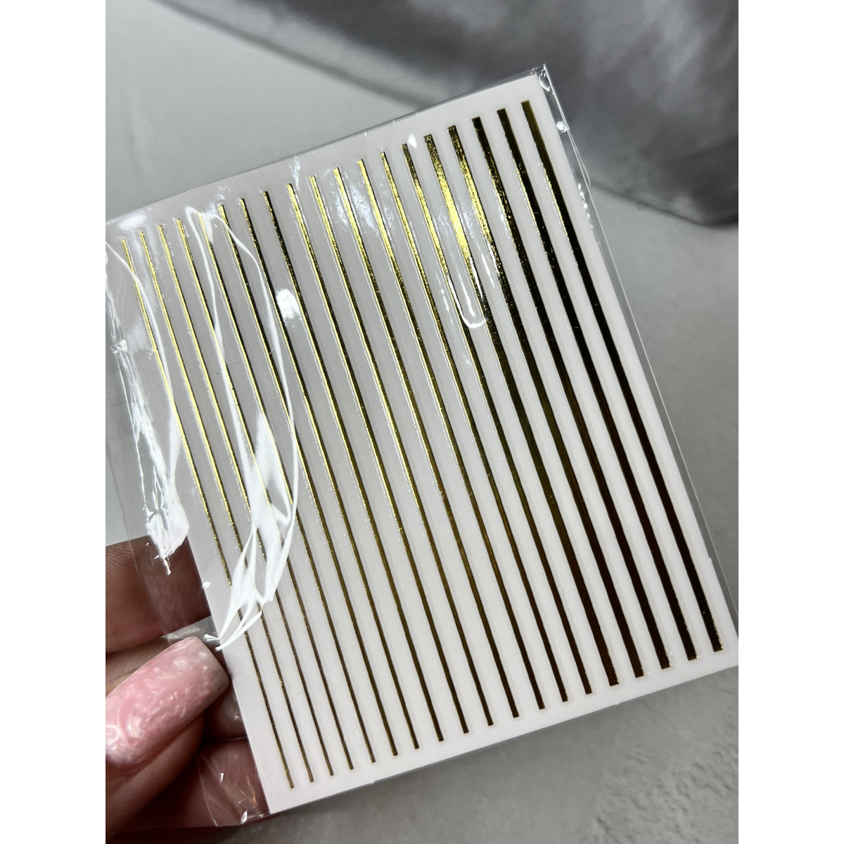 Купить 3D эластичные наклейки полосы - Золото - По Лучший Ценам в РБ. |на dixnail.by ✅