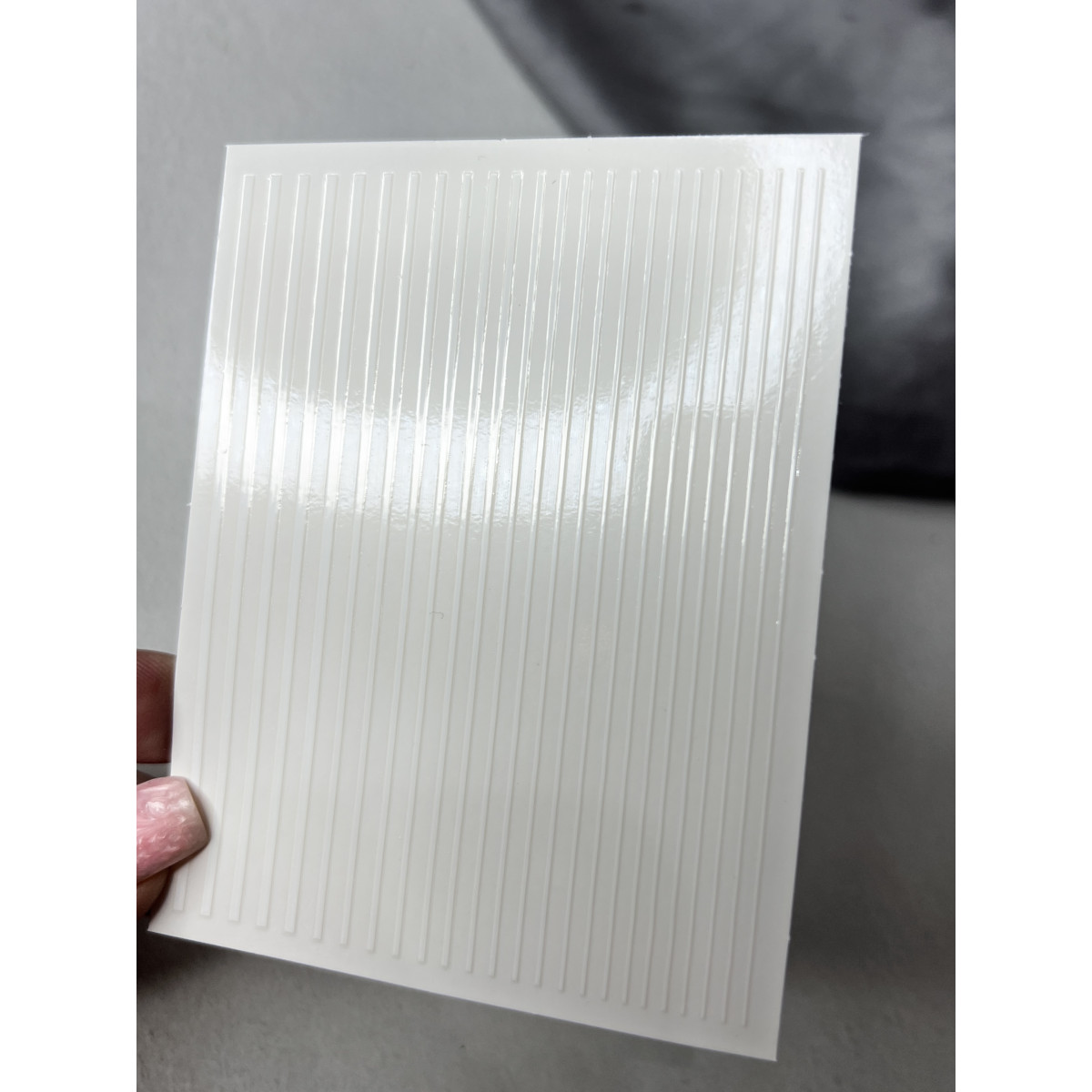 Купить 3D эластичные наклейки полосы -БЕЛЫЕ - По Лучший Ценам в РБ. |на dixnail.by ✅