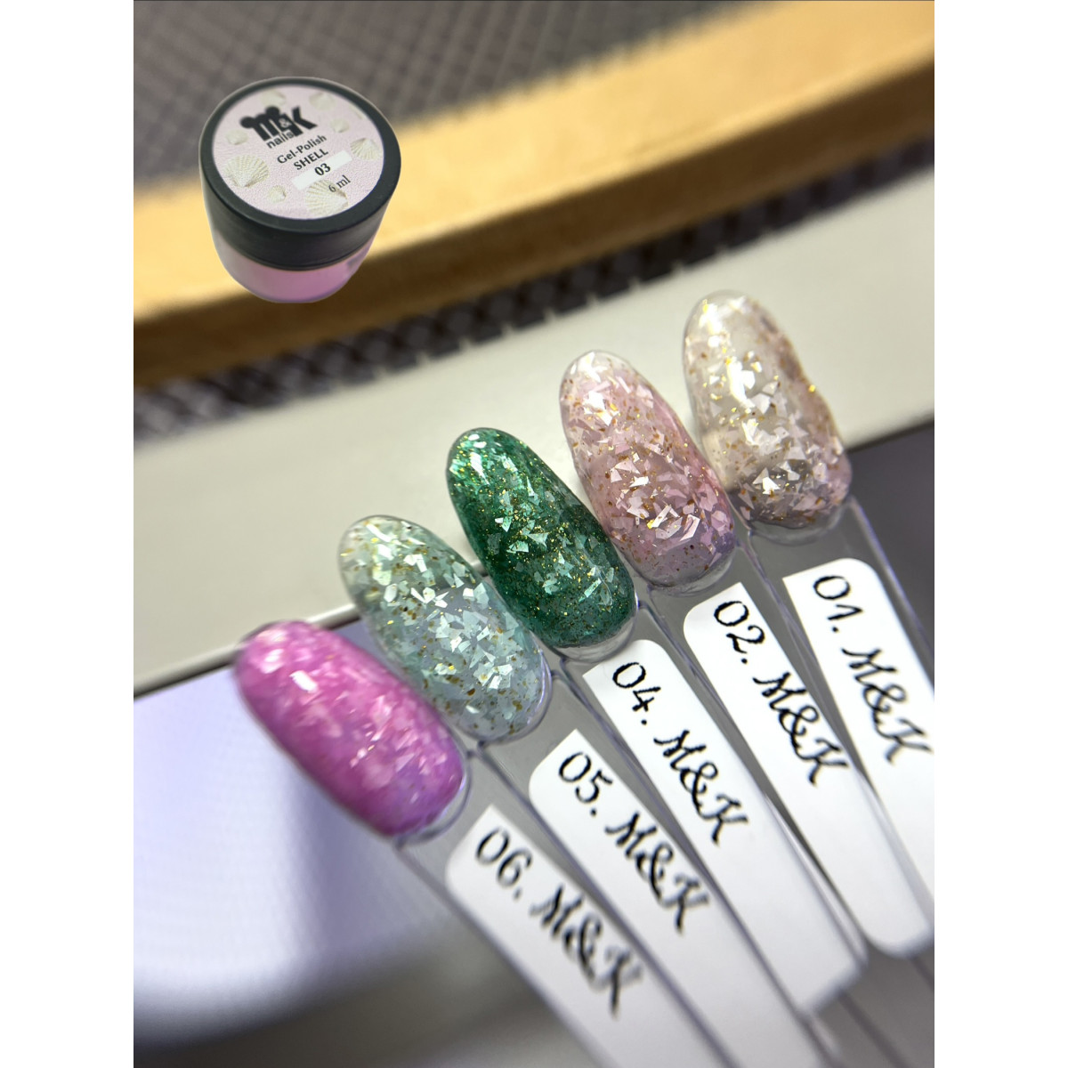 Купить Mik Nail shell гель лак ракушка 5g   - По Лучший Ценам в РБ. |на dixnail.by ✅