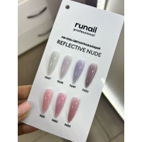 Гель  Runail reflective NUDE светоотражающие  15г