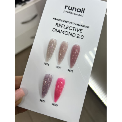 Гель  Runail reflective 2.0 светоотражающие  15г