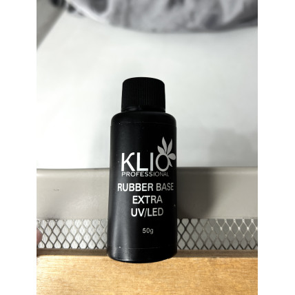 БАЗА каучуковая EXTRA ДЛЯ ГЕЛЬ-ЛАКА Klio Professional 50ml