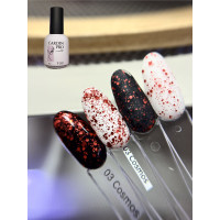 Cardin  Pro топ с шестигранниками (матовый и глянцевый) 12ml. Красный