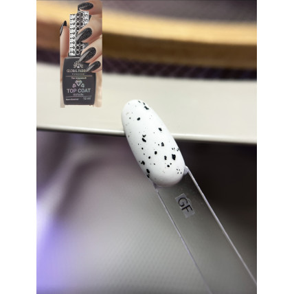 Global Fashion МАТОВЫЙ ТОП БЕЗ ЛИПКОГО СЛОЯ С ЭФФЕКТОМ ПЕРЕПЕЛИНОГО ЯЙЦА, 12 МЛ