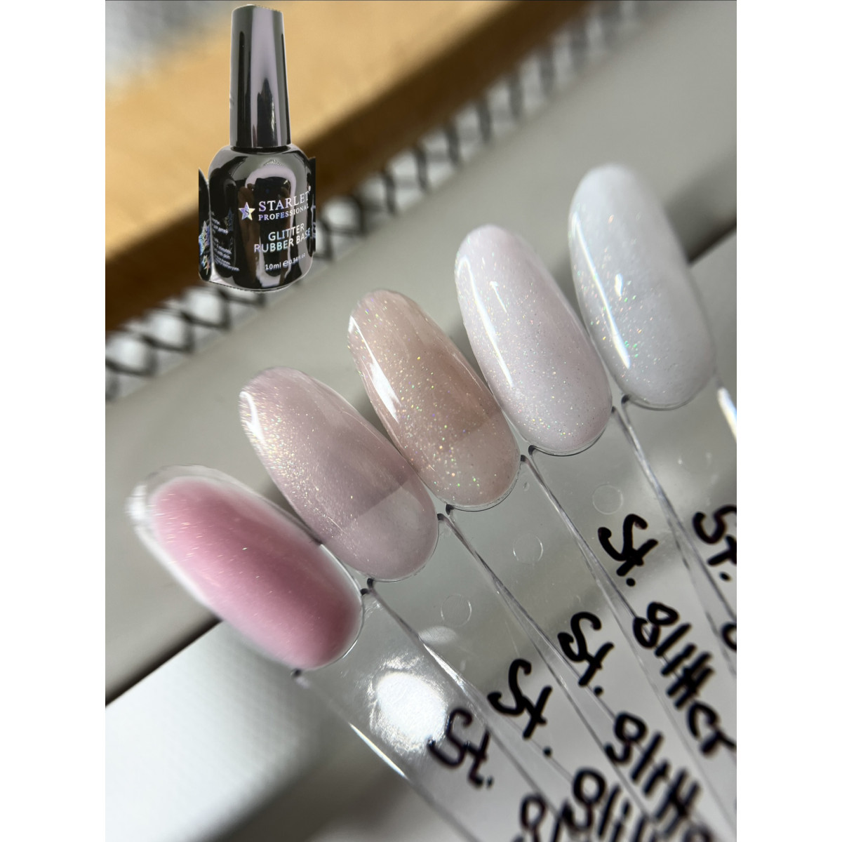 Купить Starlet glitter rubber base. Каучуковая база 10мл- По Лучший Ценам в РБ. |на dixnail.by ✅