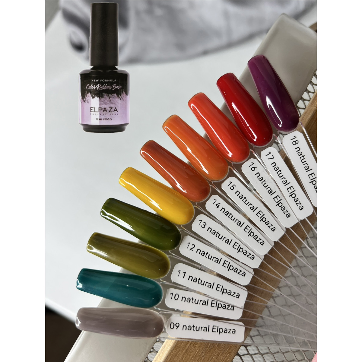 Купить Elpaza natural rubber base цветная база 15 мл.