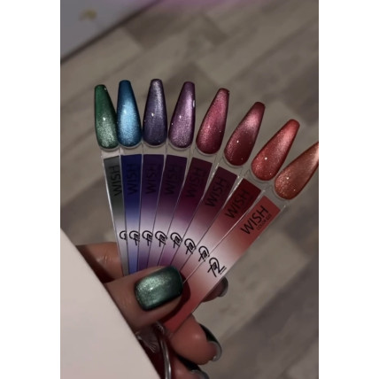 Гель лак Ta2 Wish новые оттенки кошачий глаз Атласный