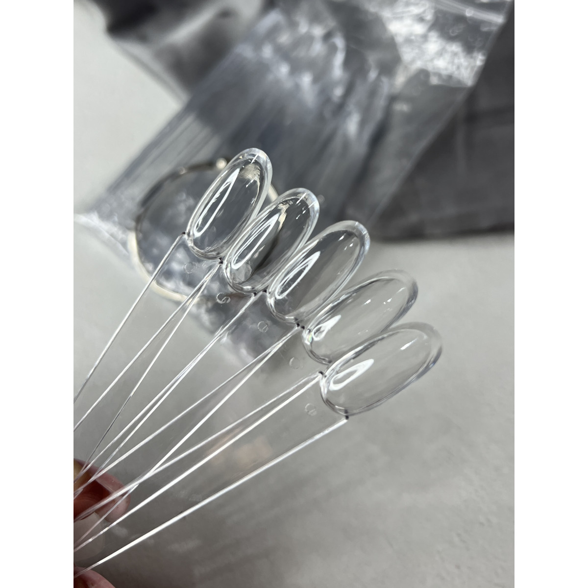 Купить Веерная палитра прозрачная (50 шт.) - По Лучший Ценам в РБ. |на dixnail.by ✅