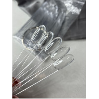 Веерная палитра прозрачная (50 шт.) миндаль