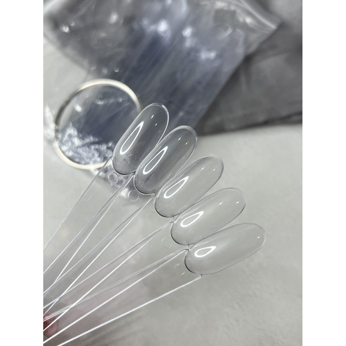 Купить Веерная палитра Двухсторонняя (прозрачная и матовая)(50 шт.) - По Лучший Ценам в РБ. |на dixnail.by ✅