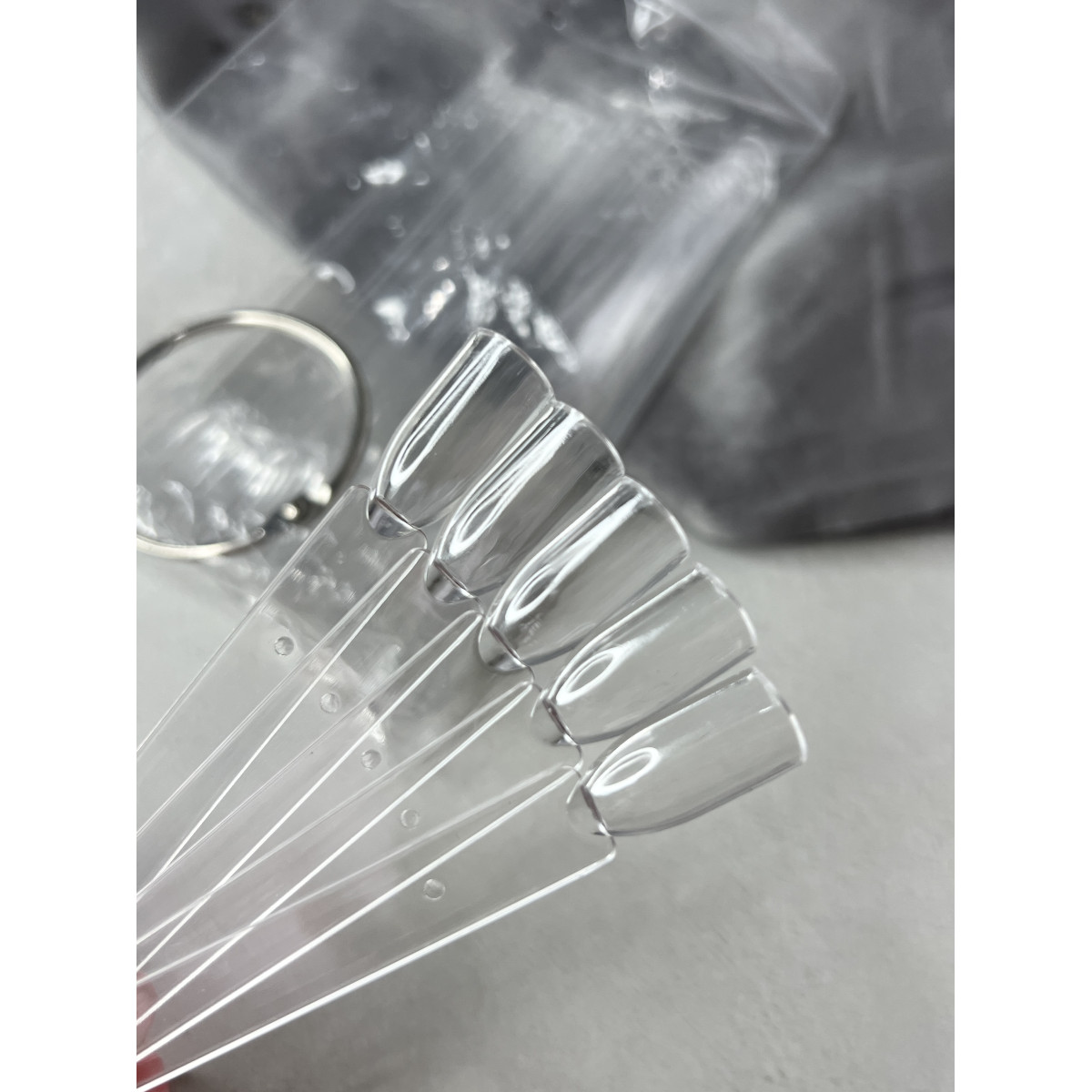 Купить Веерная палитра прозрачная (50 шт.) - По Лучший Ценам в РБ. |на dixnail.by ✅