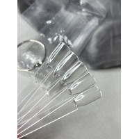 Веерная палитра прозрачная (50 шт.) квадрат