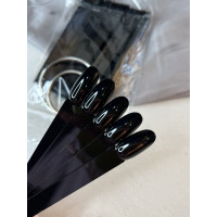 Веерная палитра черная (50 шт) миндаль 