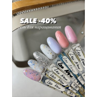 Жесткий Камуфлирующий гель для наращивания ВСЕ ОТТЕНКИ Leo new 15ml