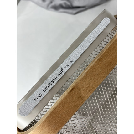 Пилка  для натуральных ногтей на деревянной основе 100/180 КАПЛЯ