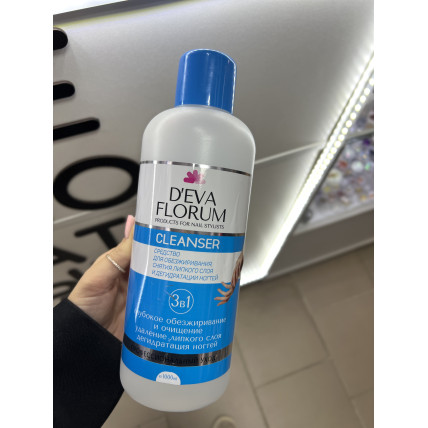 Средство для обезжиривания ногтей и снятия липкого слоя DEVA FLORUM  1000мл