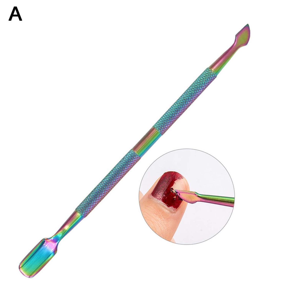 Купить Пушер для кутикулы Радужный - По Лучший Ценам в РБ. |на dixnail.by ✅