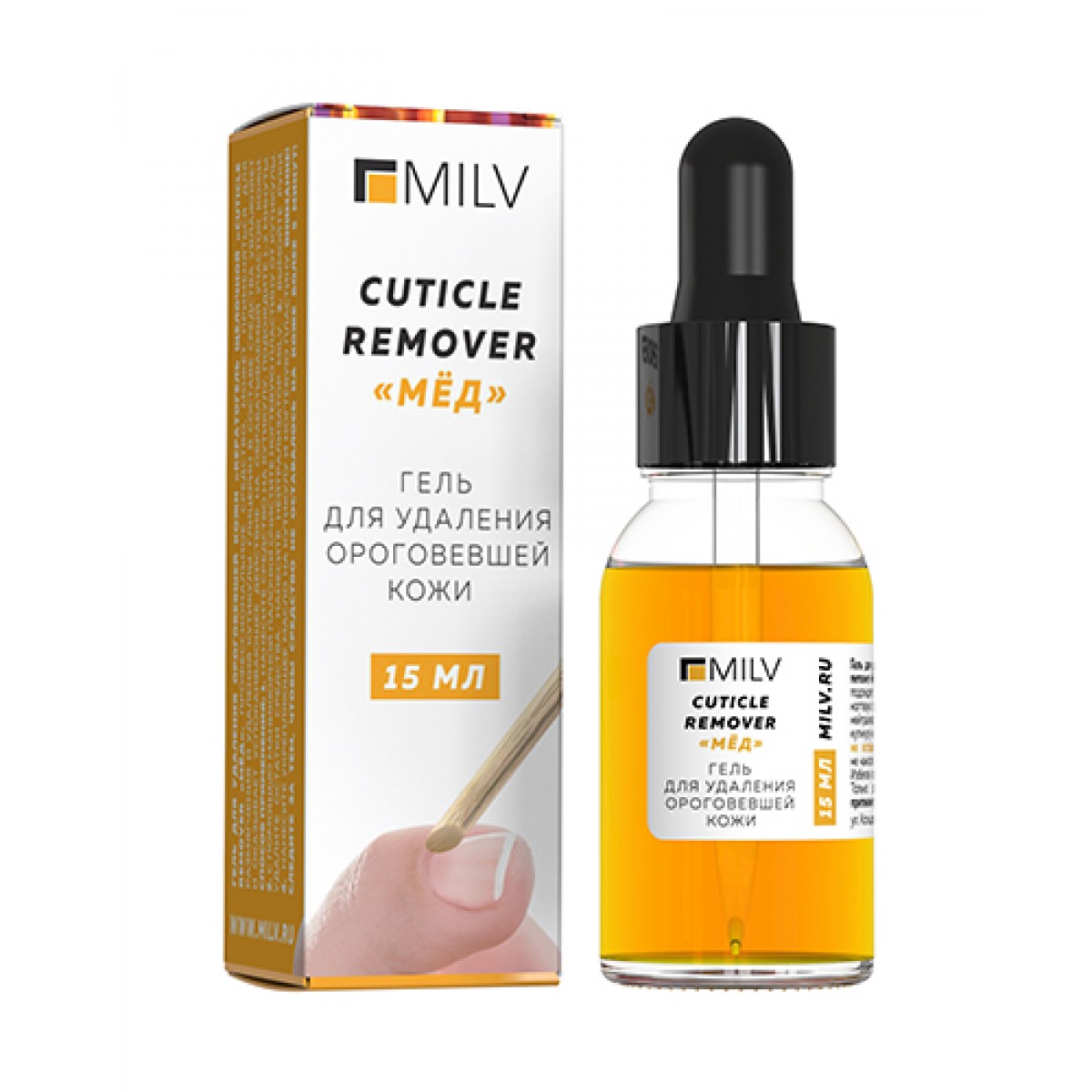 Купить Кератогель (ремувер) щелочной «CUTICLE REMOVER «МЁД». 15 мл Milv - По Лучший Ценам в РБ. |на dixnail.by ✅