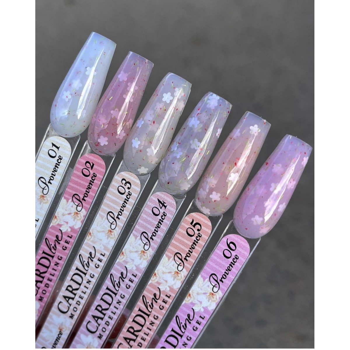 Cardin Камуфлирующий гель для наращивания с цветами 15ml- По Лучший Ценам в РБ. |на dixnail.by ✅