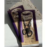 Крафт пакеты комбинированные 75/150  (100 штук)