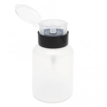 Дозатор пластиковый для жидкостей черный 200мл