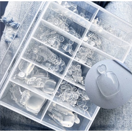 Гелевые типсы для педикюра 120шт