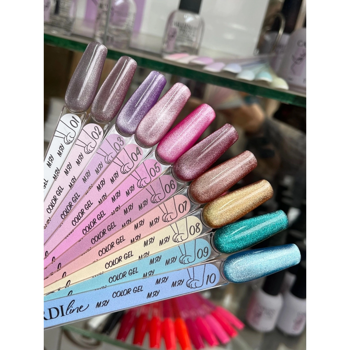 Купить Гель-лак  Кошачий глаз Cardin Pro Мяу (10ml) - По Лучший Ценам в РБ. |на dixnail.by ✅