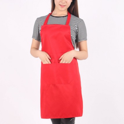 Фартук цветной красный