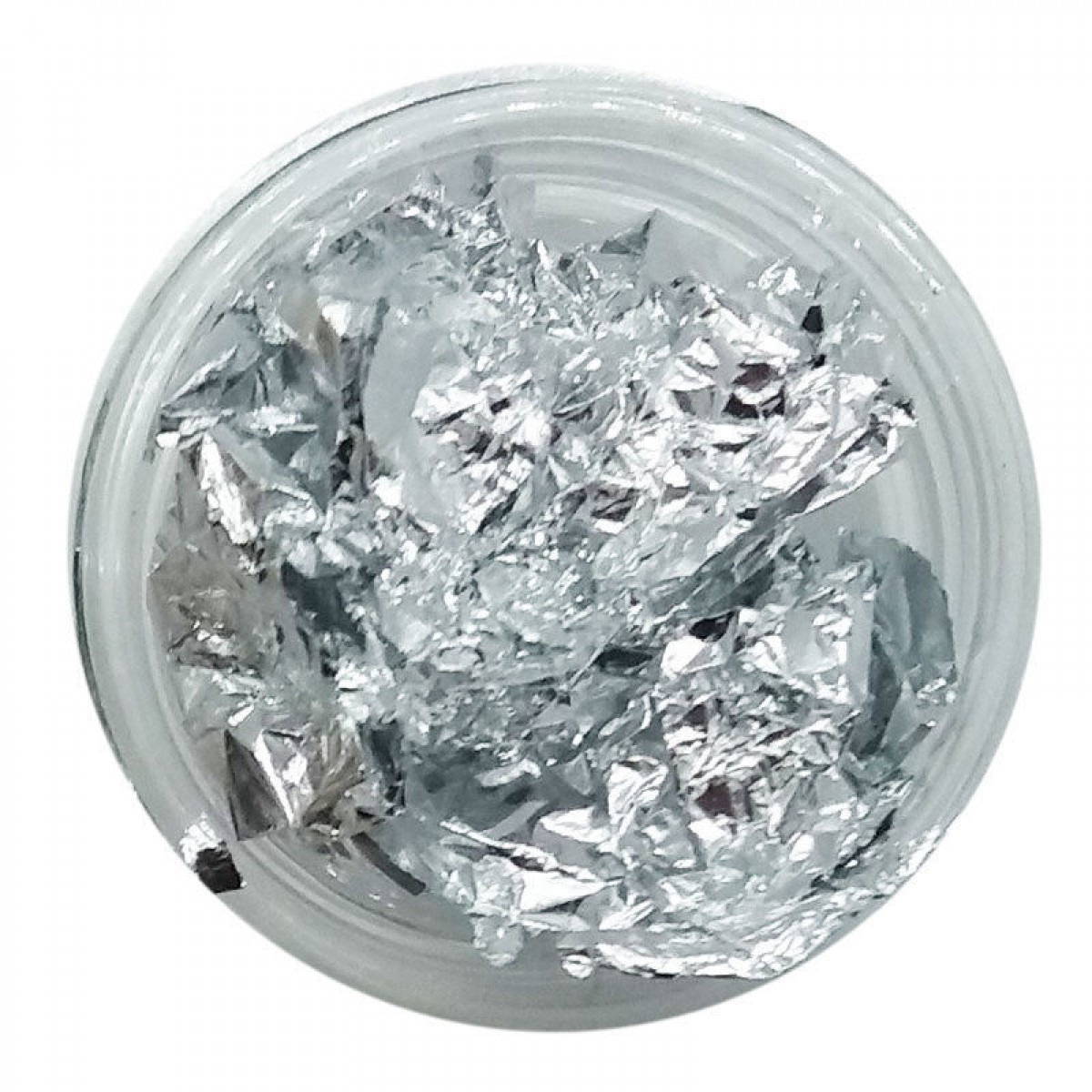 Купить Жатая фольга : Серебро - По Лучший Ценам в РБ. |на dixnail.by ✅