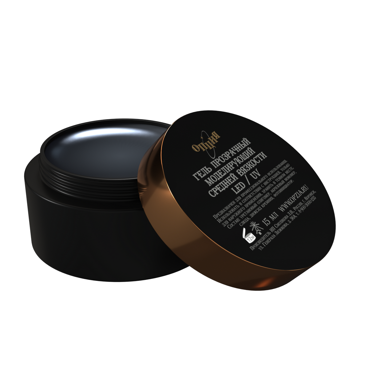 Купить Прозрачный моделирующий гель средней вязкости 15мл - По Лучший Ценам в РБ. |на dixnail.by ✅