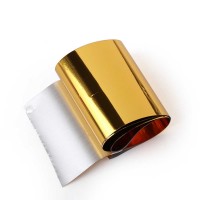 Переводная фольга для дизайна ногтей Золото