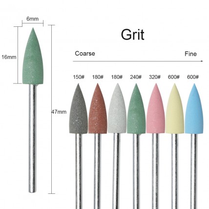 Силиконовый полировщик для маникюра (выбор) Пика маленькая