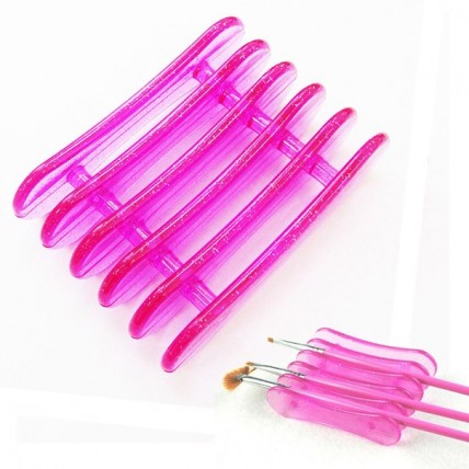 Подставка под кисти на 5 шт. (фуксия)