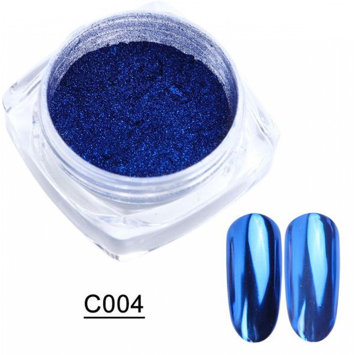 Купить Втирка «Зеркальный блеск» для ногтей, с аппликатором, цвет синий - По Лучший Ценам в РБ. |на dixnail.by ✅